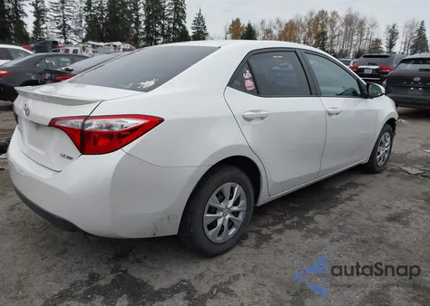 2015 Toyota Corolla Le Eco из США, поврежденный, VIN 5YFBPRHE5FP220984